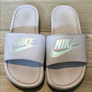 Nike Beige Slide Sandals/Slides